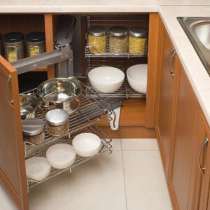 Ways to make kitchen storage cabinets more space efficient