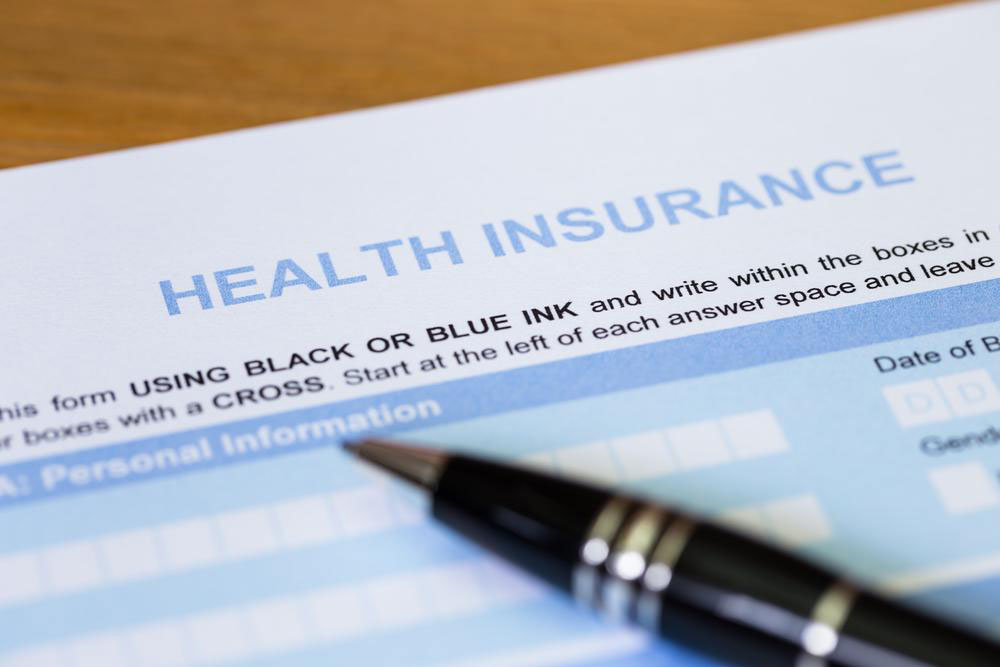 Types of health insurance plans available in country